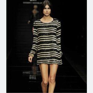 Day Birger et Mikkelsen black sequin beaded dress